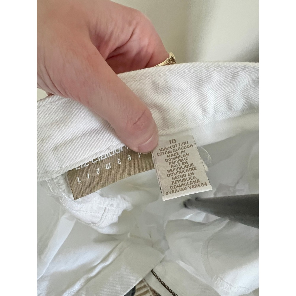 Vintage 90s Liz Claiborne White Mom Jeans - Picture 5 of 5